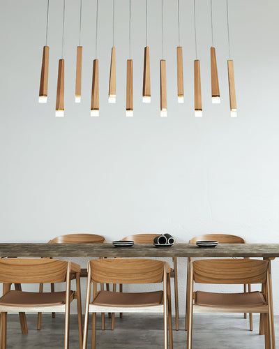 Sylielle Firewood Stick Wood Chandelier