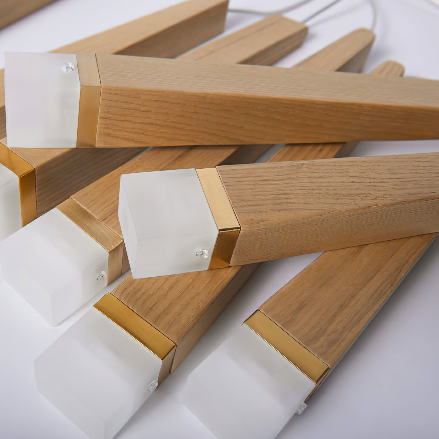 Sylielle Firewood Stick Wood Chandelier