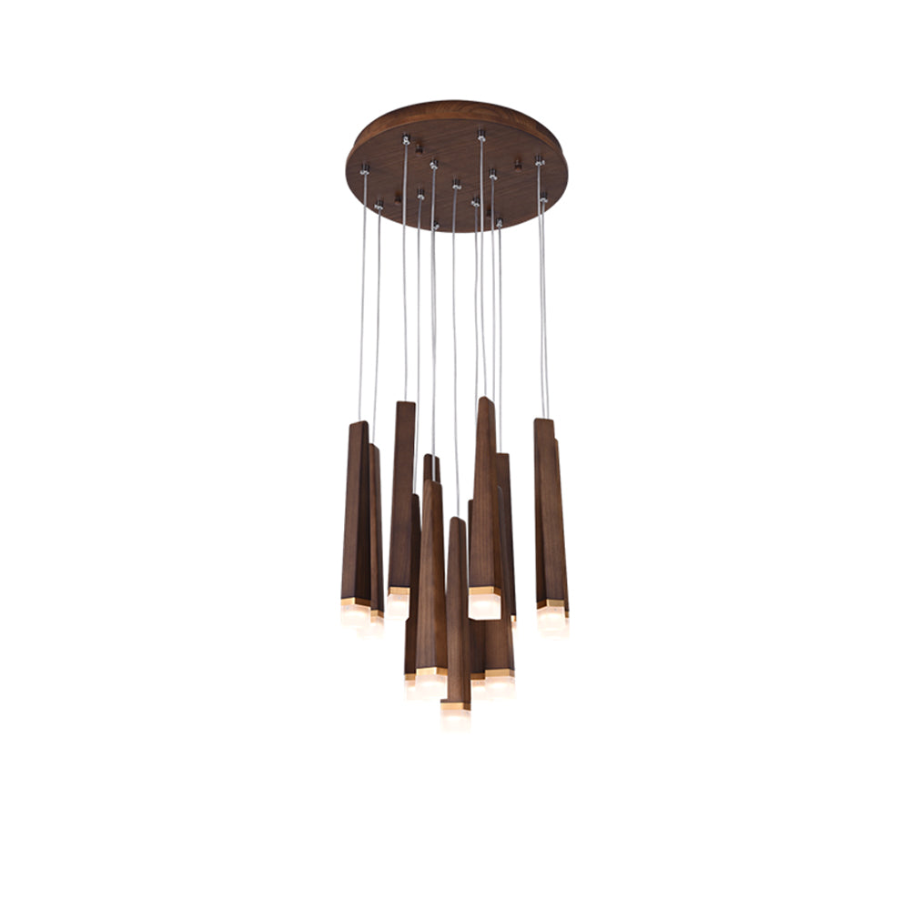 Sylielle Firewood Stick Wood Chandelier