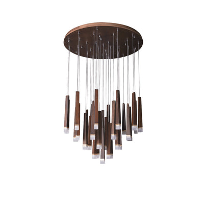 Sylielle Firewood Stick Wood Chandelier