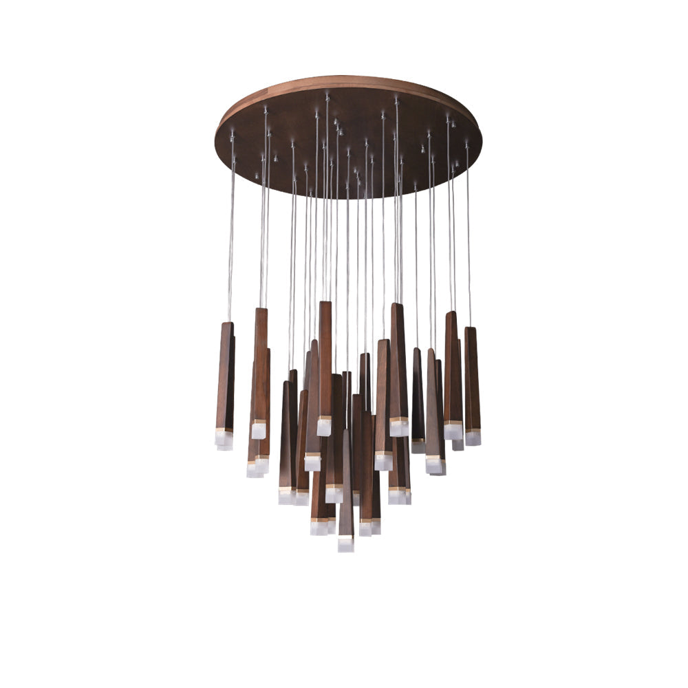 Sylielle Firewood Stick Wood Chandelier