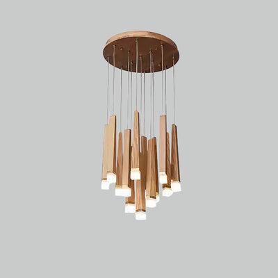 Sylielle Firewood Stick Wood Chandelier