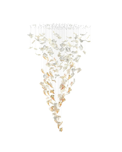 Elmiros Petal Glass Chandelier