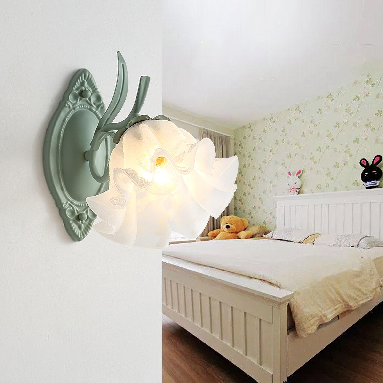 Oly Premium Nordic Art Flared Glass Wall Light