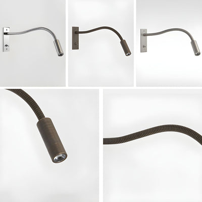 Flame Flexible Gooseneck Wall Lamp