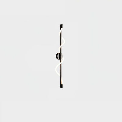 Fidora Sculptural Brass Silicone Wall Lamp