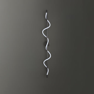 Fidora Sculptural Brass Silicone Wall Lamp