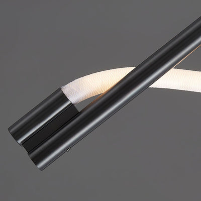 Fidora Sculptural Brass Silicone Wall Lamp