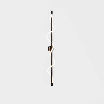 Fidora Sculptural Brass Silicone Wall Lamp
