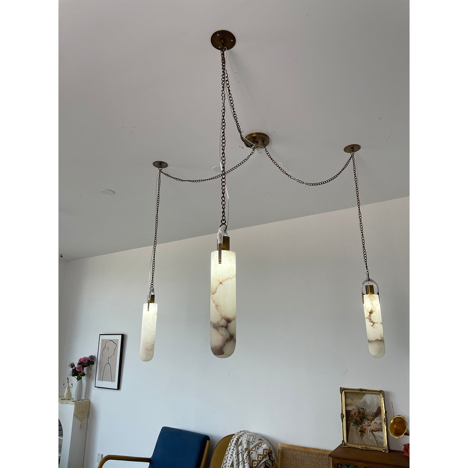Bellmere Alabaster Pendant Light