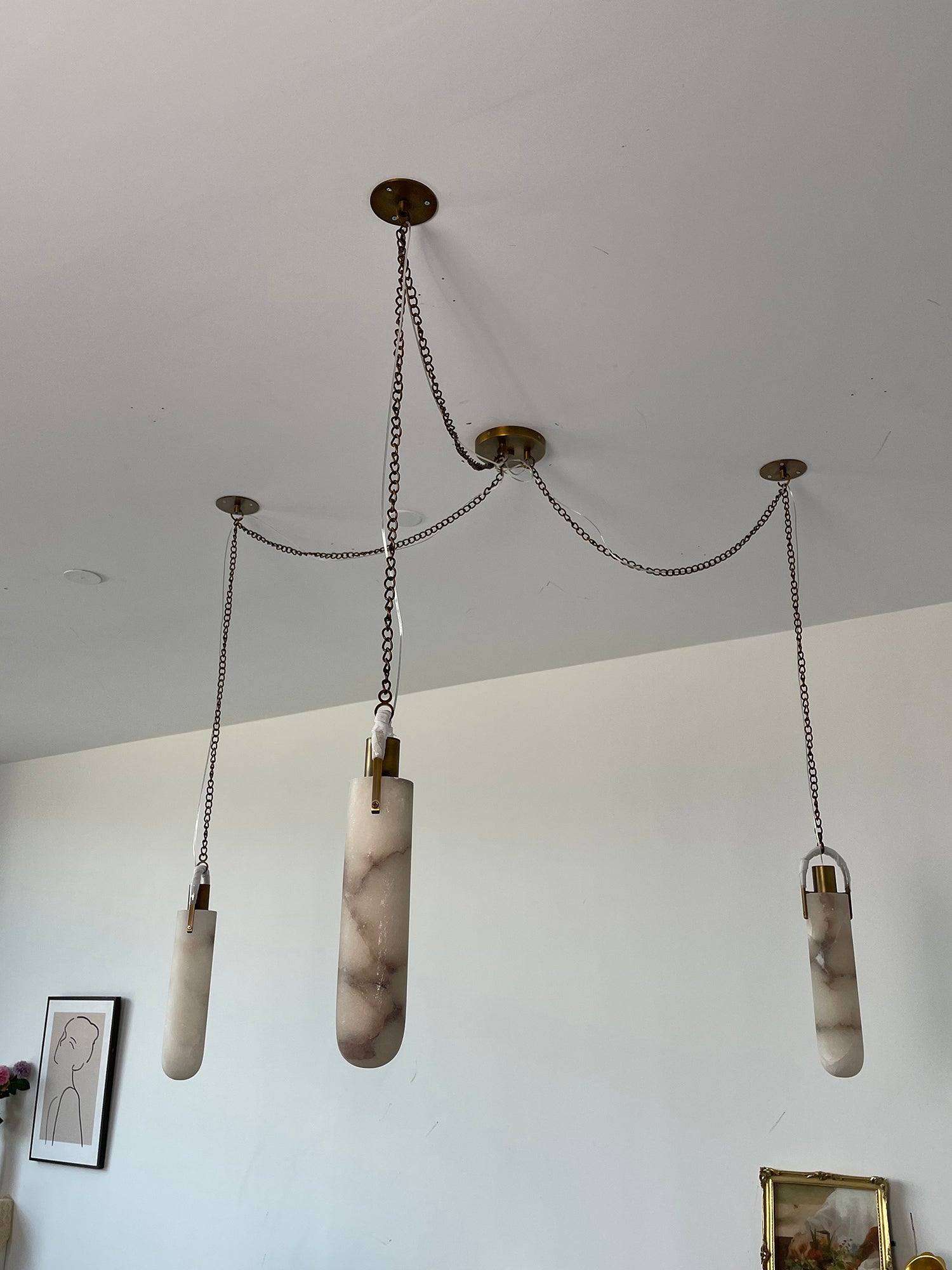 Bellmere Alabaster Pendant Light