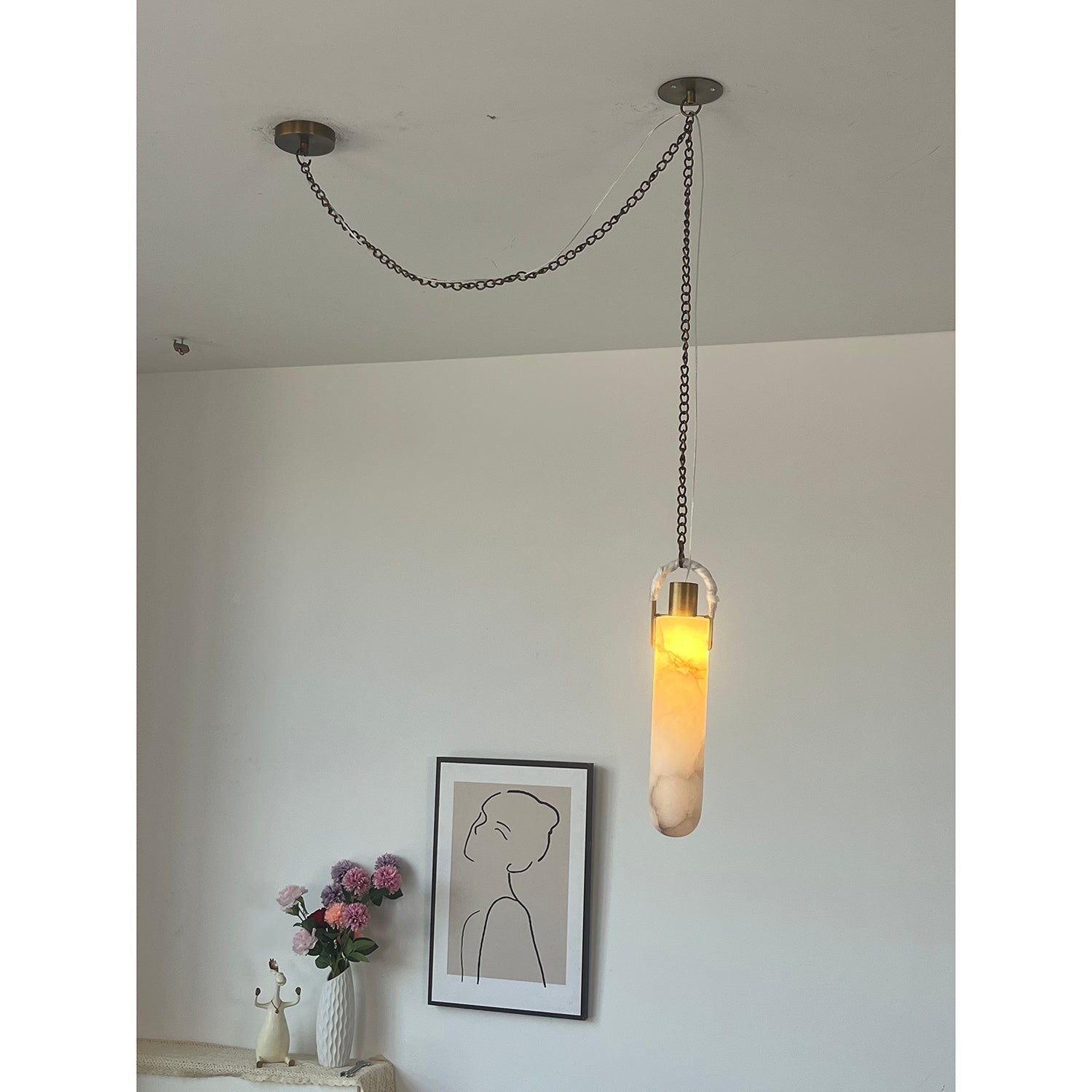 Bellmere Alabaster Pendant Light