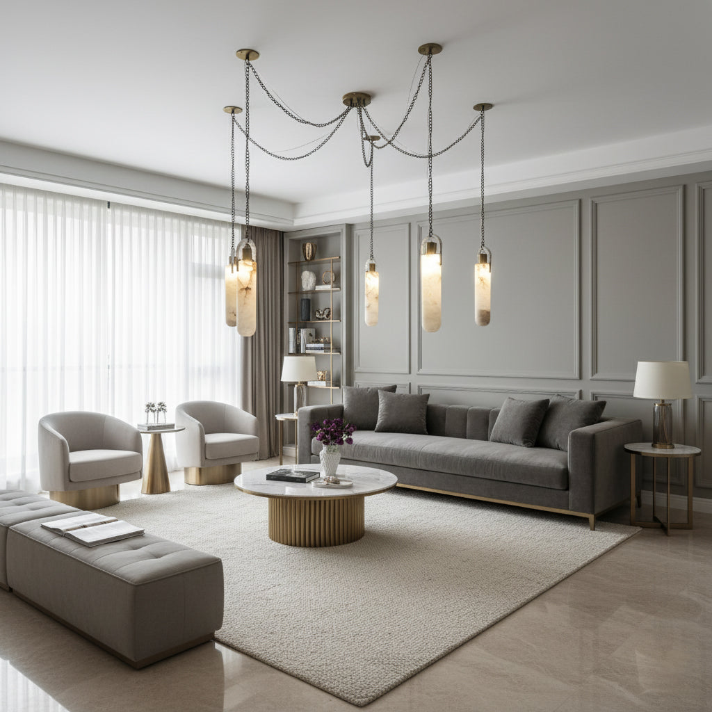 Bellmere Alabaster Pendant Light