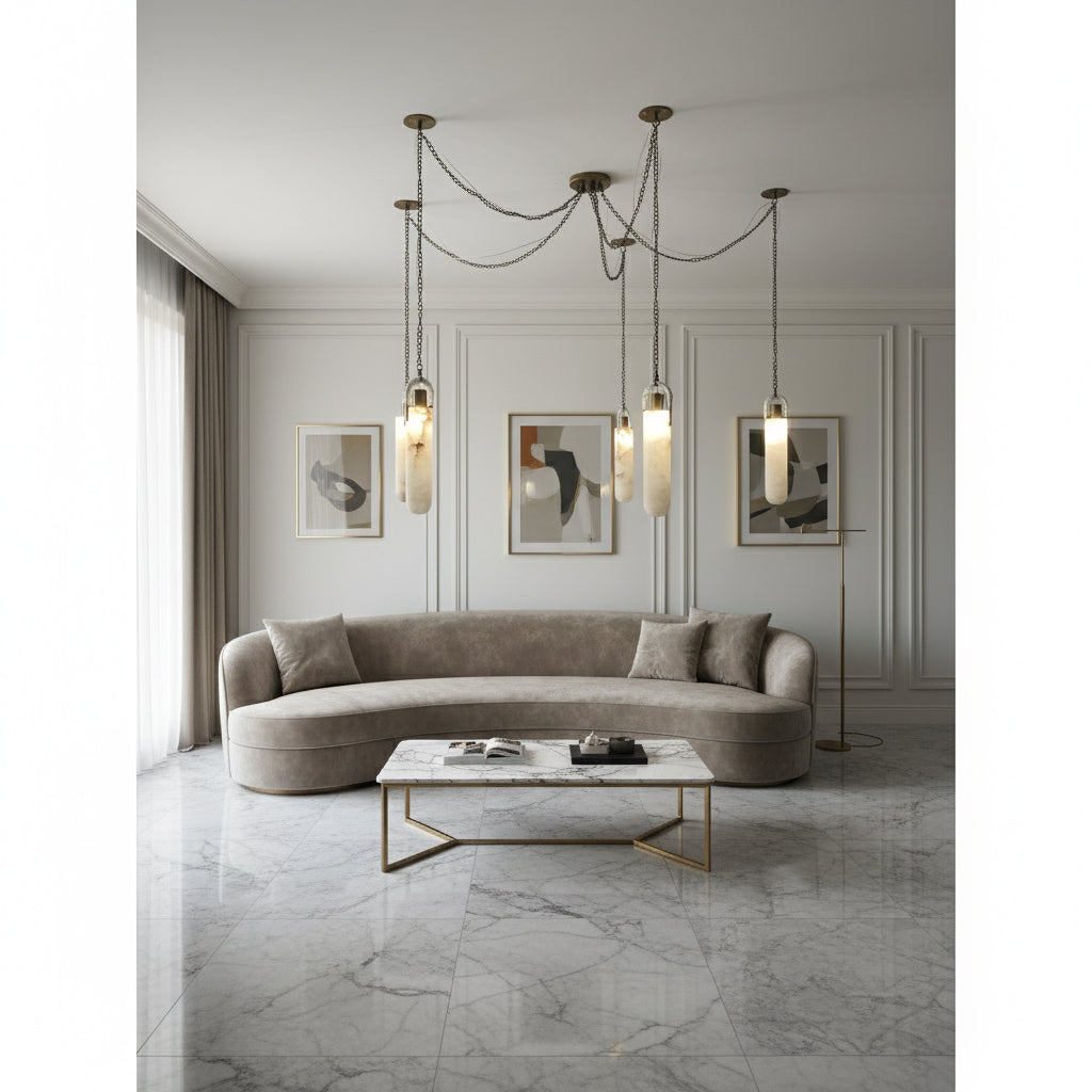 Bellmere Alabaster Pendant Light