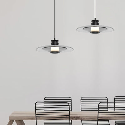Borian Glass Futuristic Pendant Lamp