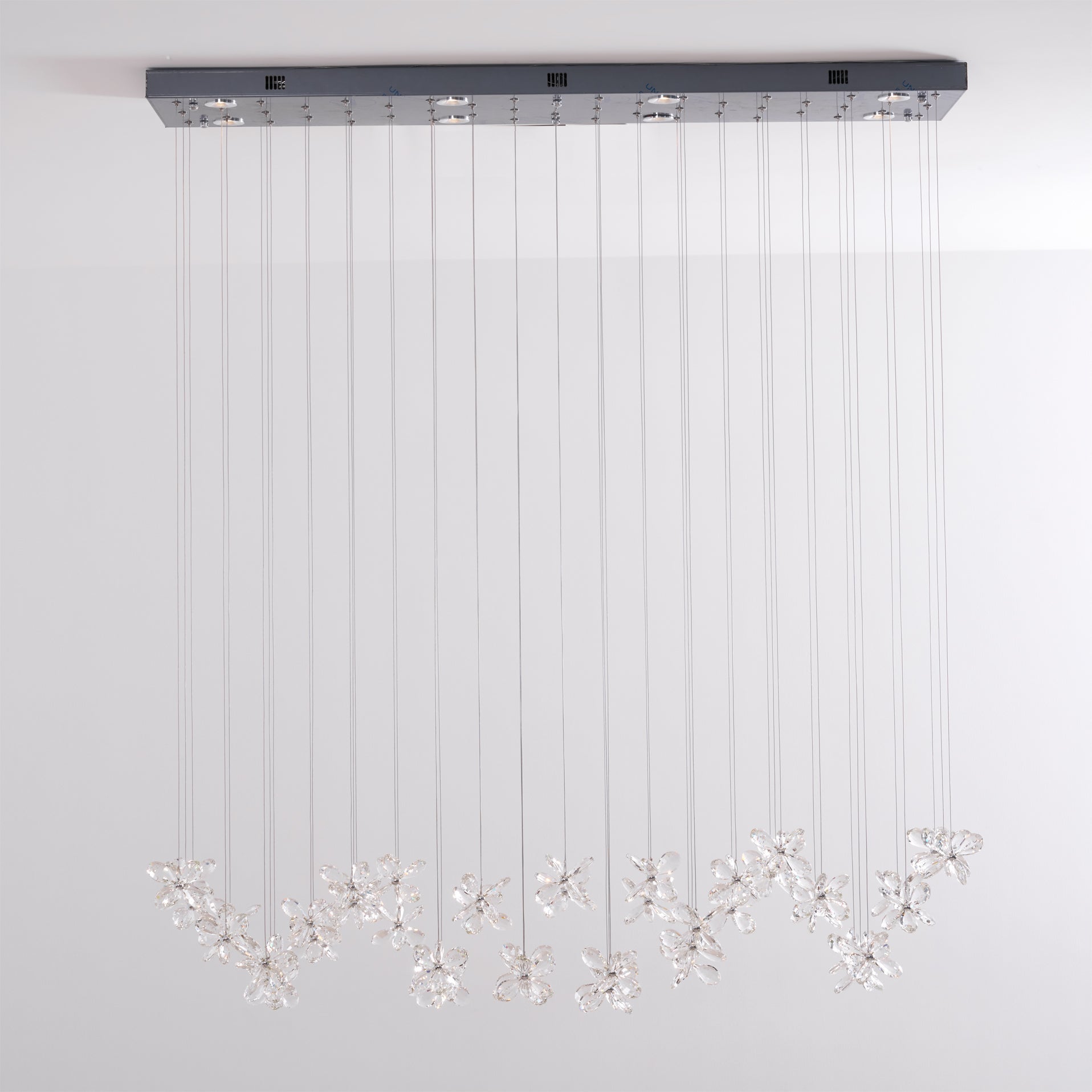 Dune Chandelier Crystal Butterfly Floral Cluster