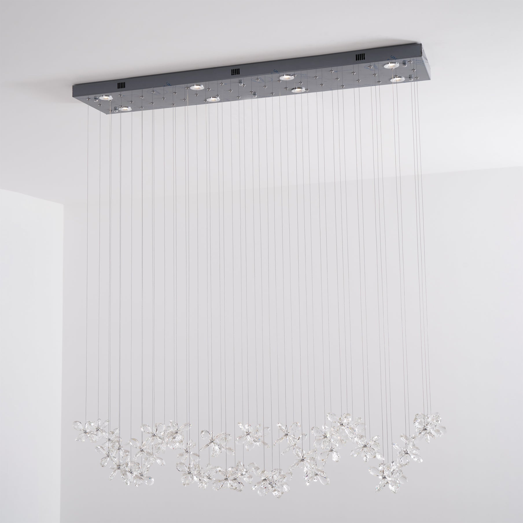 Dune Chandelier Crystal Butterfly Floral Cluster