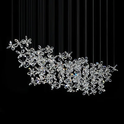 Dune Chandelier Crystal Butterfly Floral Cluster