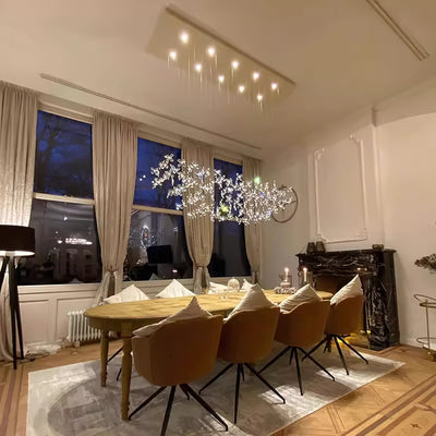 Dune Chandelier Crystal Butterfly Floral Cluster