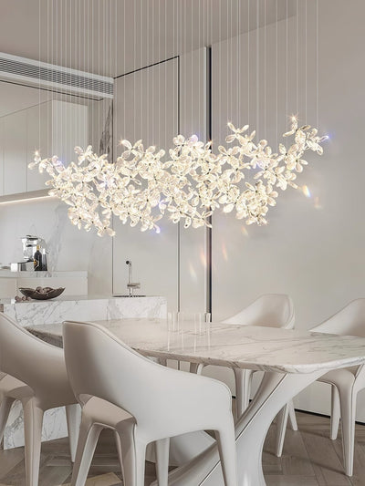 Dune Chandelier Crystal Butterfly Floral Cluster
