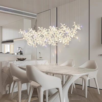 Dune Chandelier Crystal Butterfly Floral Cluster