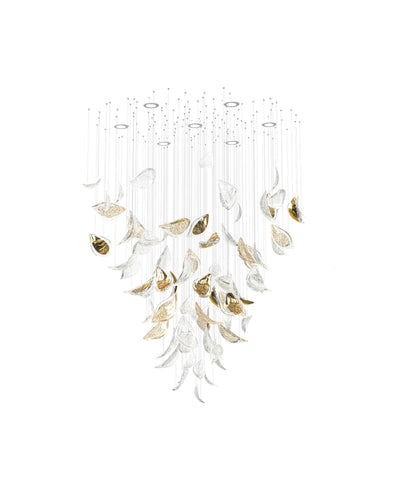 Avynen Crystal Petal Chandelier