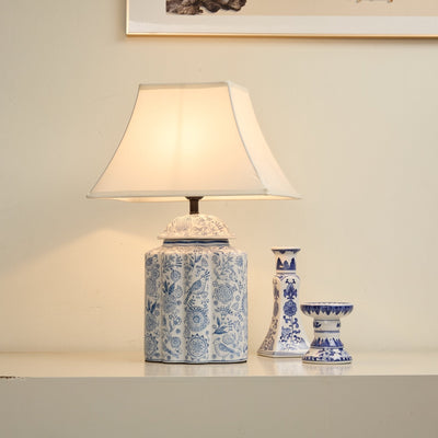 Marcellin Floral Bird Jar Table Lamp