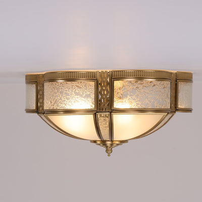 Xaris Floral Brass Floor Lamp