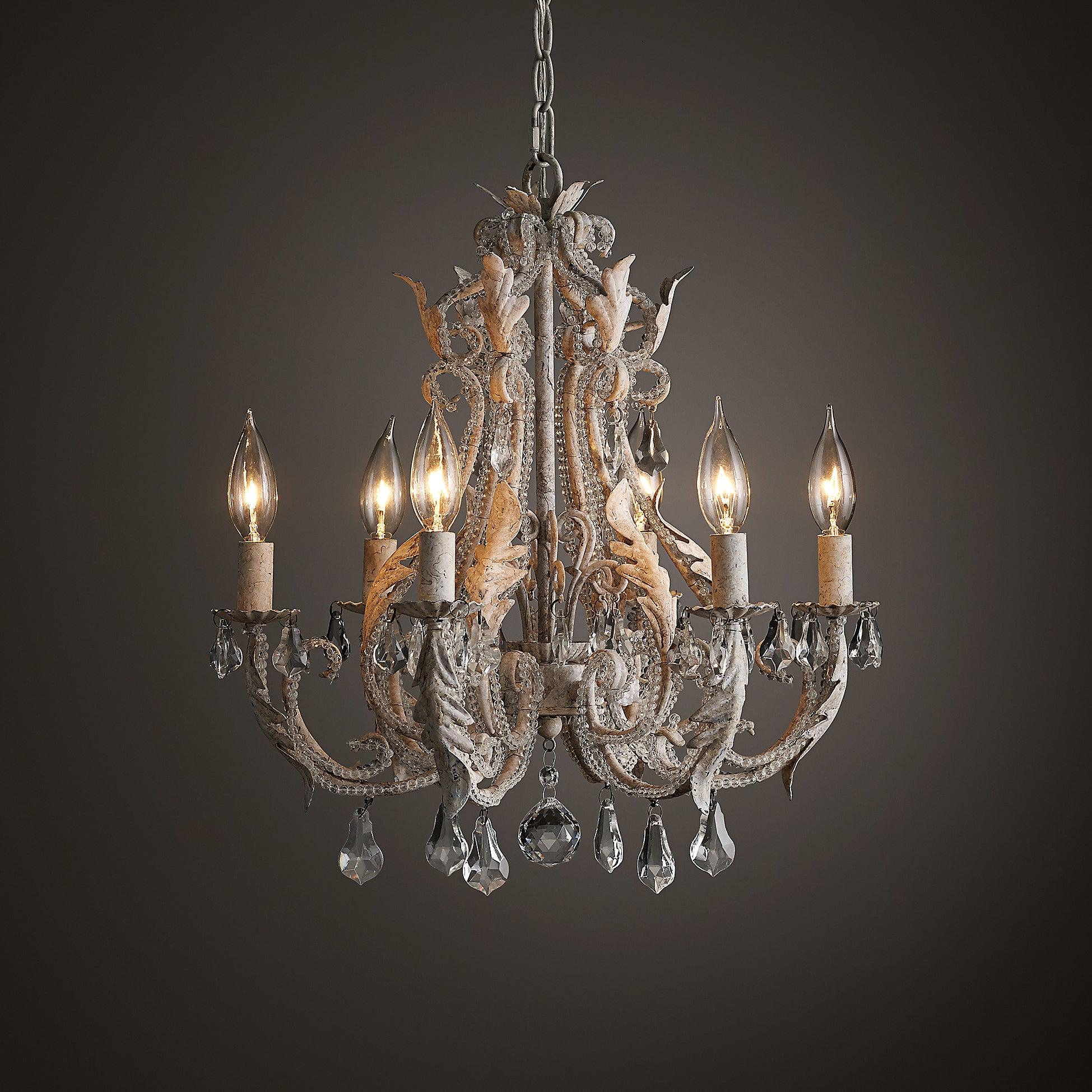 Yuna Pendant Lamp Candle Holder Crystal Beads