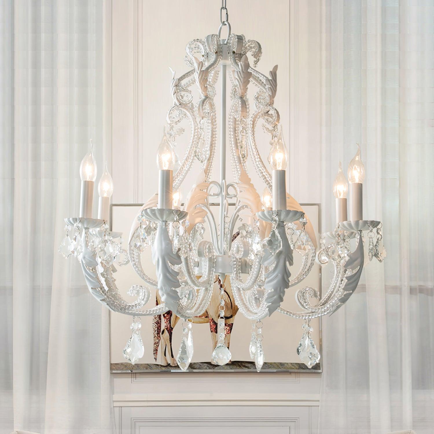 Yuna Pendant Lamp Candle Holder Crystal Beads