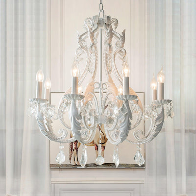 Yuna Pendant Lamp Candle Holder Crystal Beads