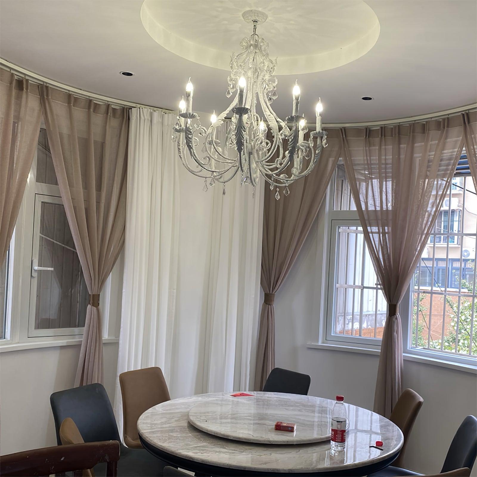 Yuna Pendant Lamp Candle Holder Crystal Beads