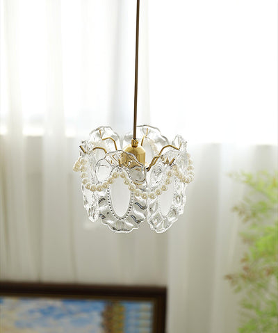 Velinette Glass Glam Pendant Lamp