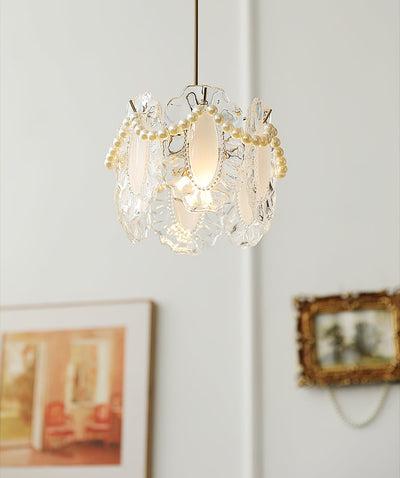 Velinette Glass Glam Pendant Lamp