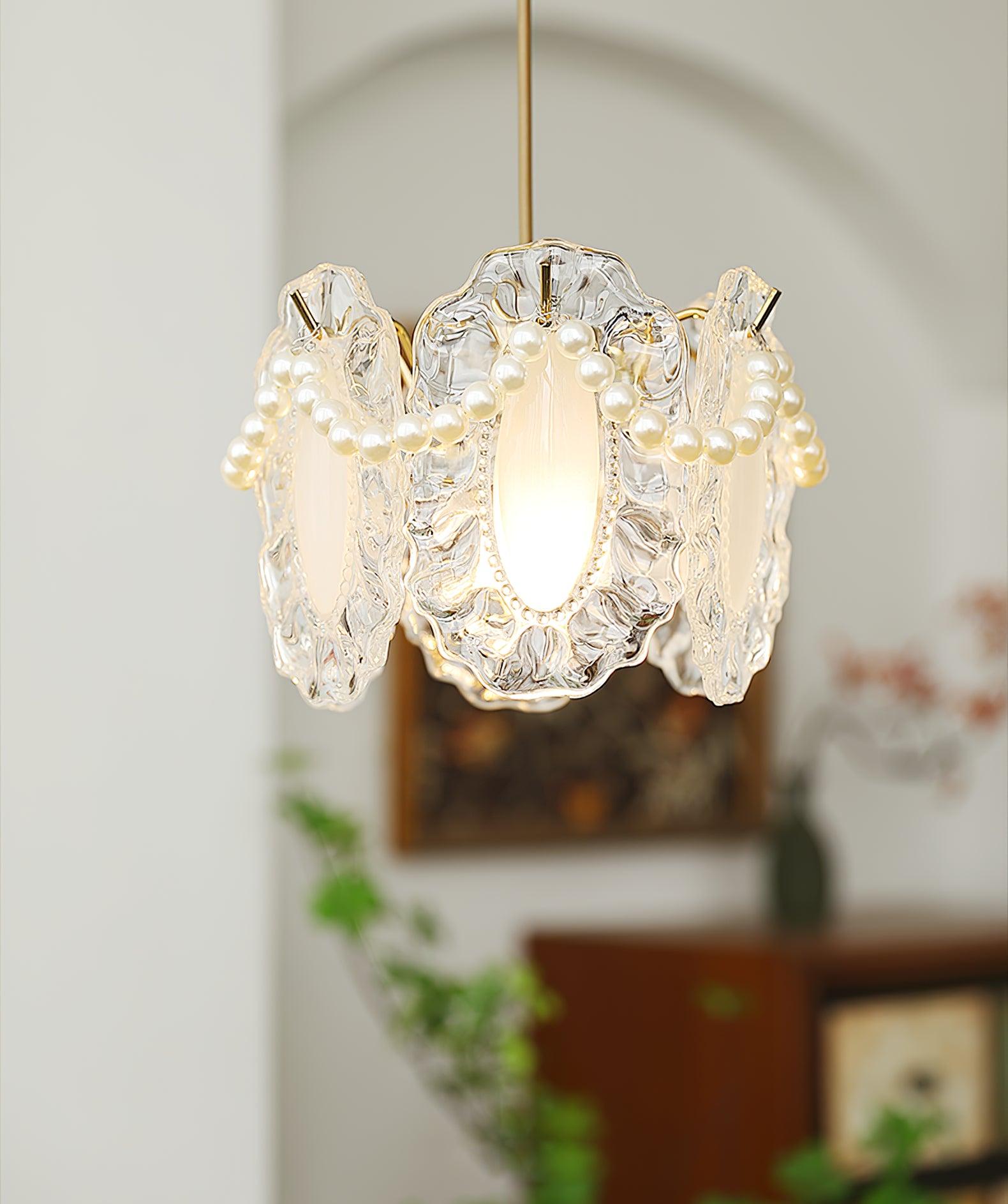 Velinette Glass Glam Pendant Lamp