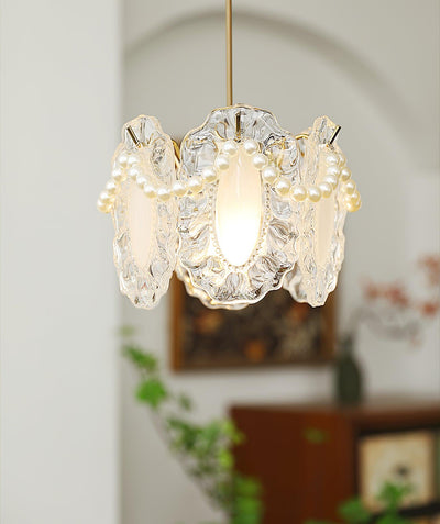 Velinette Glass Glam Pendant Lamp
