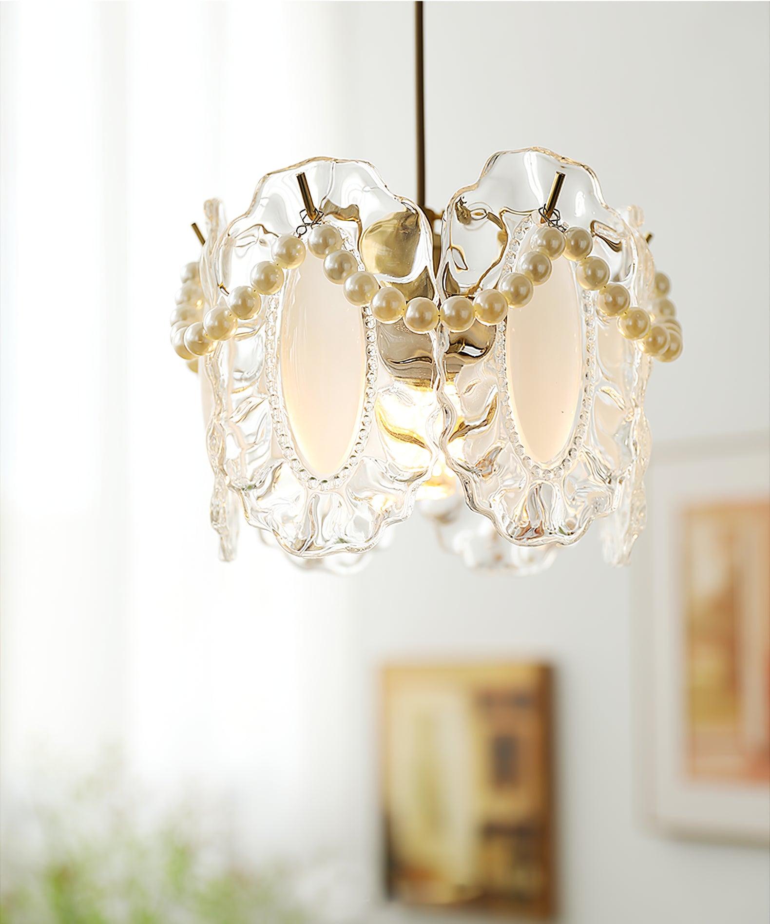 Velinette Glass Glam Pendant Lamp