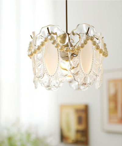 Velinette Glass Glam Pendant Lamp