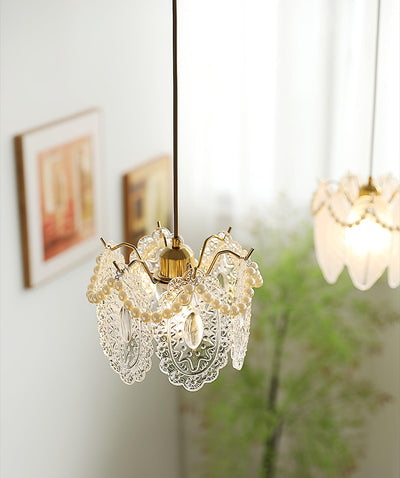Velinette Glass Glam Pendant Lamp