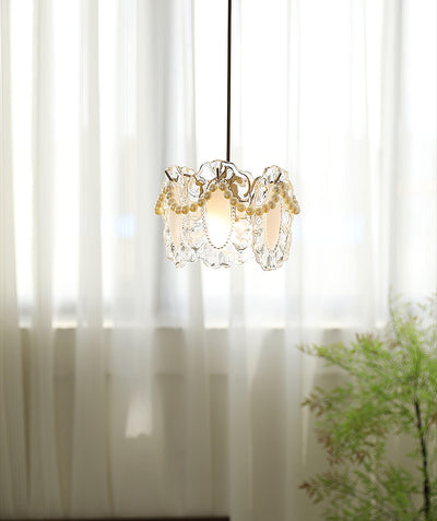 Velinette Glass Glam Pendant Lamp