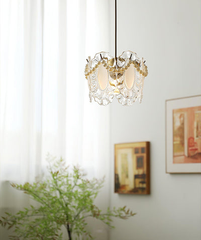 Velinette Glass Glam Pendant Lamp