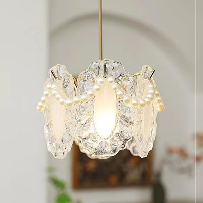Velinette Glass Glam Pendant Lamp