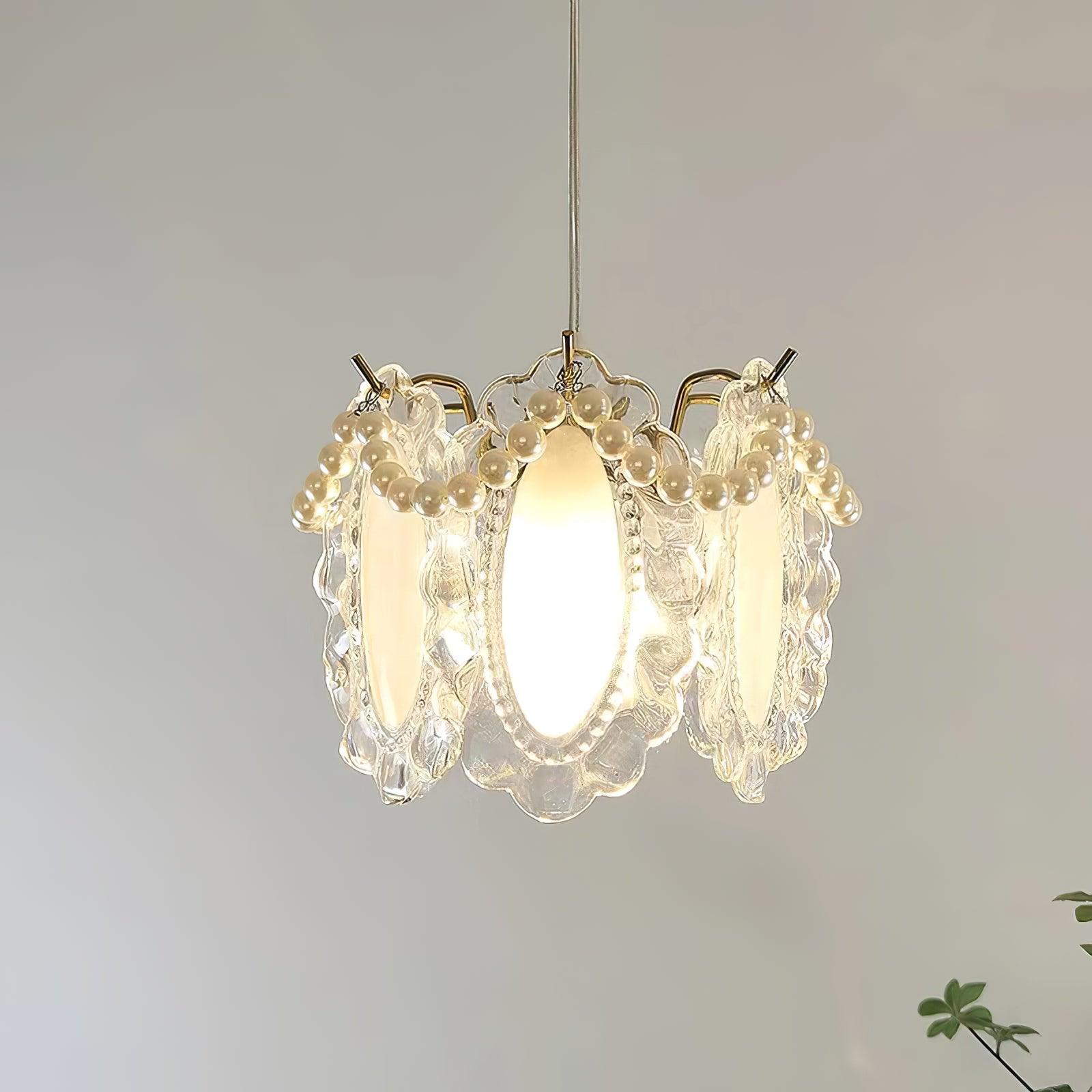 Velinette Glass Glam Pendant Lamp