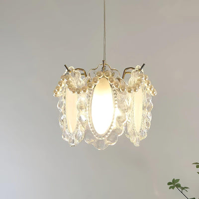 Velinette Glass Glam Pendant Lamp