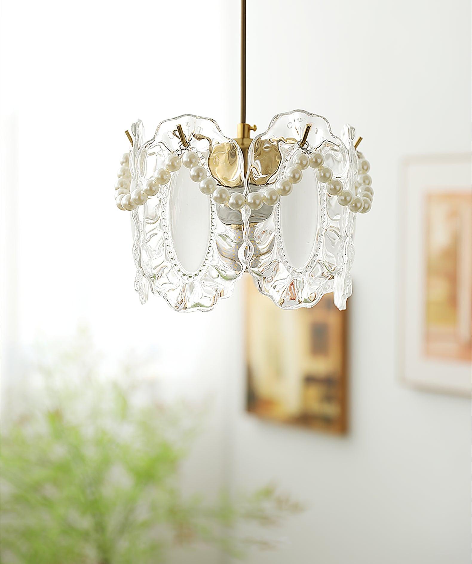 Velinette Glass Glam Pendant Lamp
