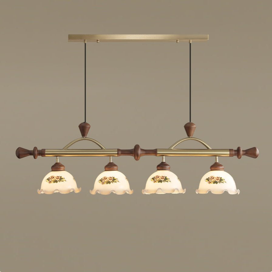 Valcrest Floral Patterned Multi Pendant Light