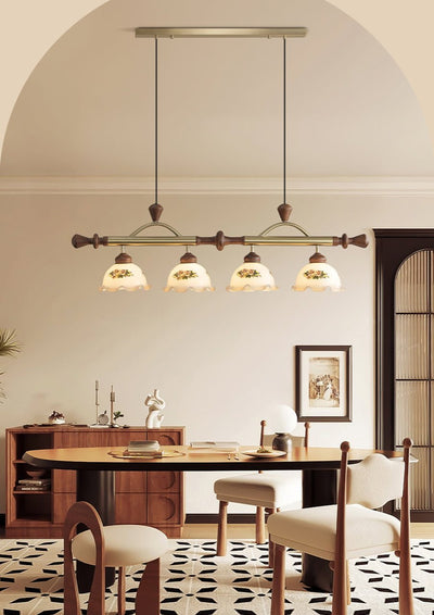 Valcrest Floral Patterned Multi Pendant Light
