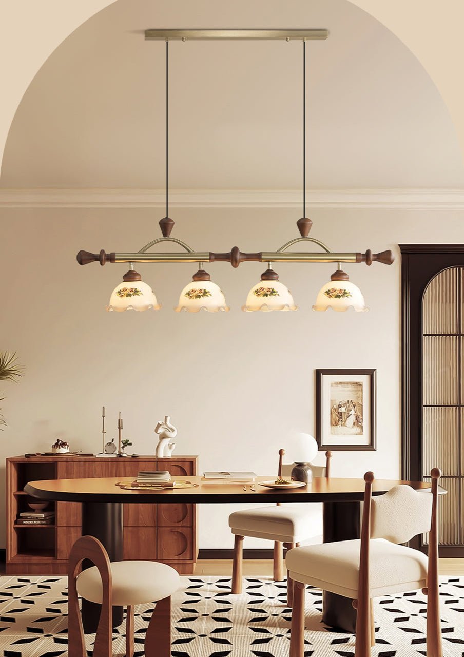 Valcrest Floral Patterned Multi Pendant Light