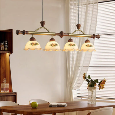 Valcrest Floral Patterned Multi Pendant Light