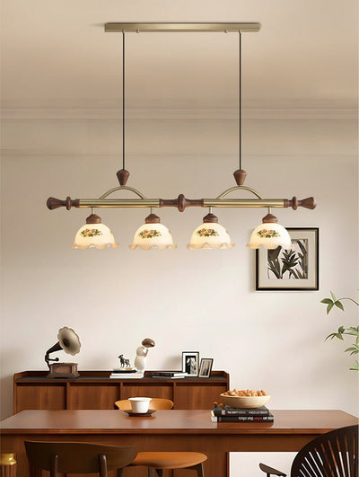 Valcrest Floral Patterned Multi Pendant Light